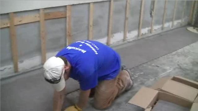 Complete basement waterproofing and finishing