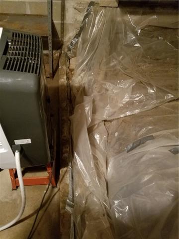 Constant basement and crawl space water problems at Diamondhead Realty.