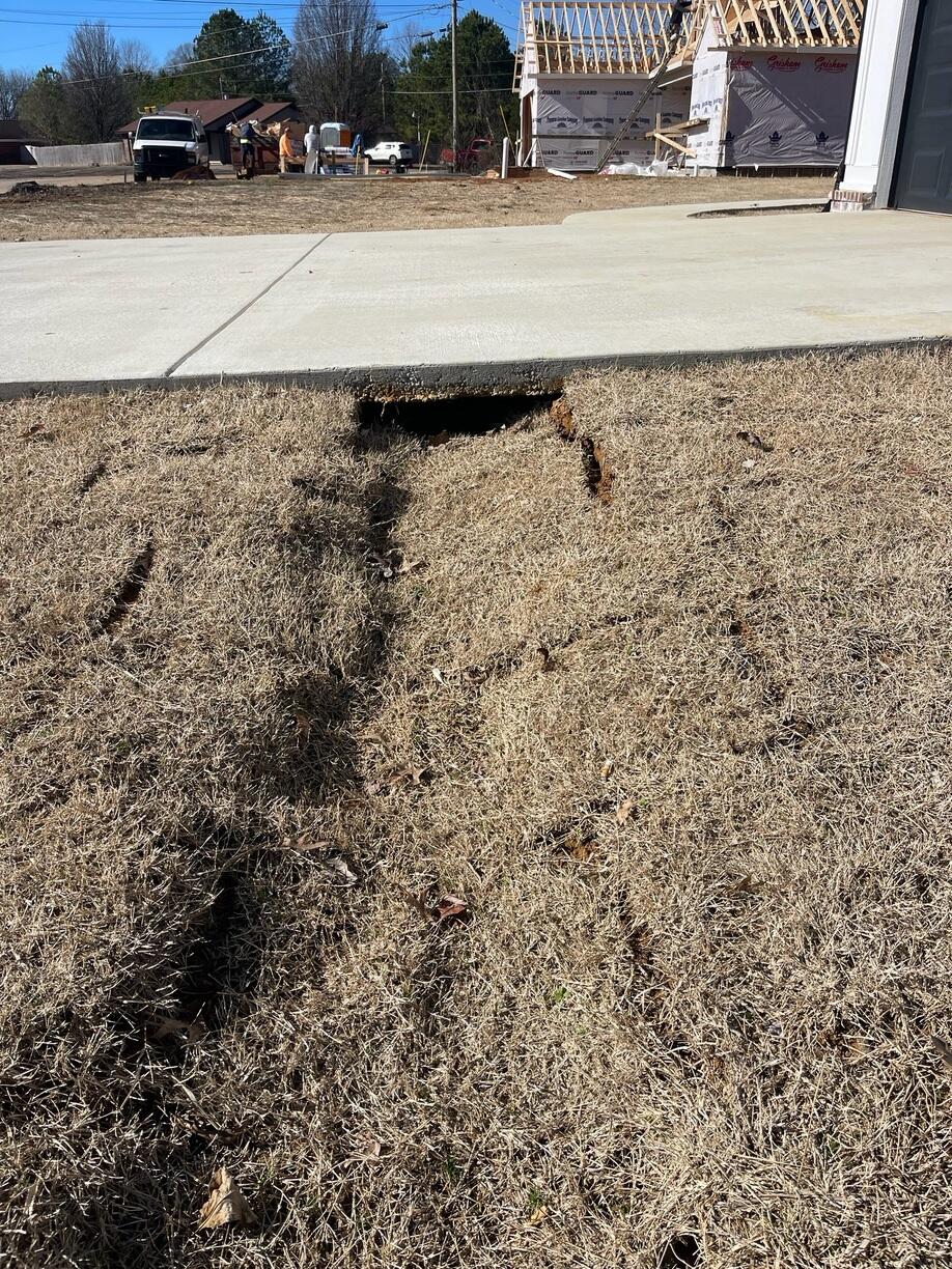 Concrete Driveway Stabilization in New Albany, MS