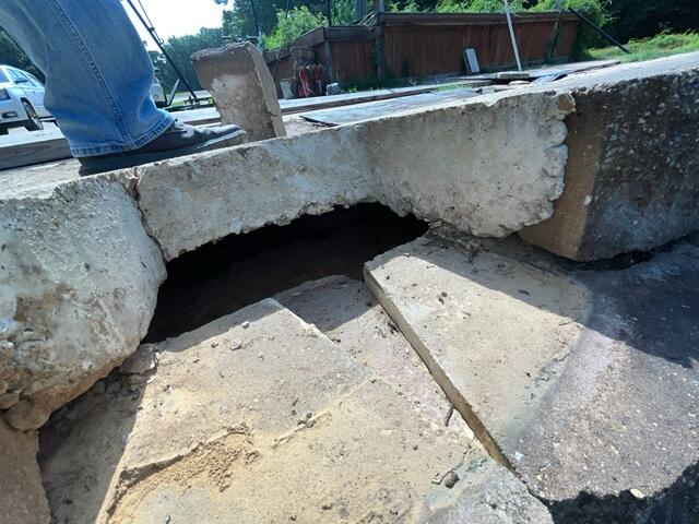 Concrete Driveway Rescue in Senatobia, MS