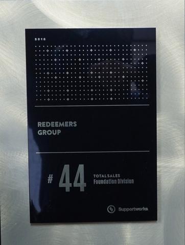 Supportworks ranks Redeemers Group #44 for 2016
