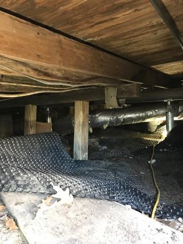 Crowded Crawl Space in Millington, TN