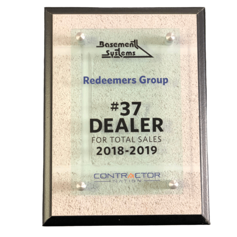 #37 Dealer of Total Basement System Sales
