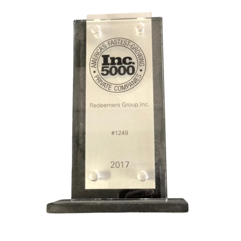 Inc. 5000 named Redeemers Group a top construction company in the U.S.