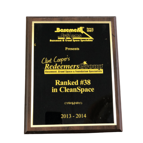 Basement Systems- ranked #38 in CleanSpace!