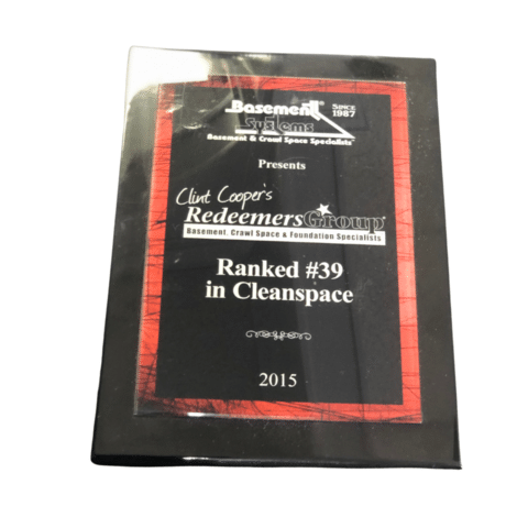 Basement Systems- ranked #39 in CleanSpace!