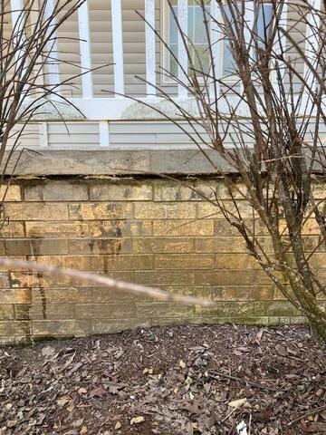 Restoring a Settling Front Porch in Bee Branch, AR