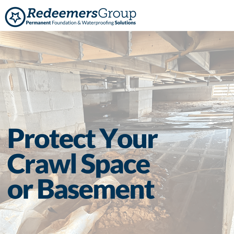 The Effects of Substantial Rainfall on Crawl Spaces and Basements